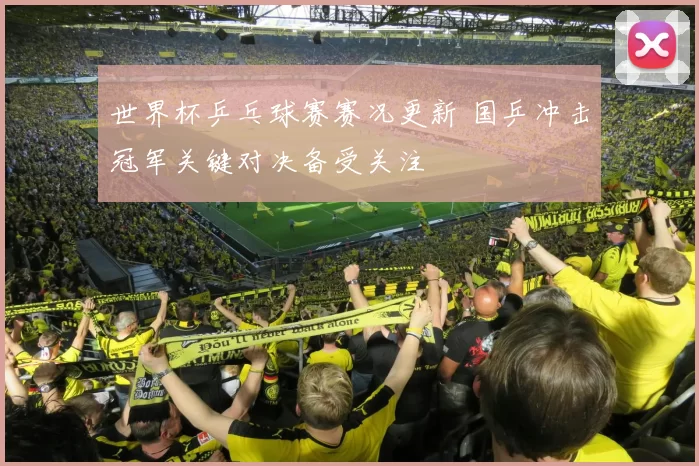 世界杯乒乓球赛赛况更新 国乒冲击冠军关键对决备受关注