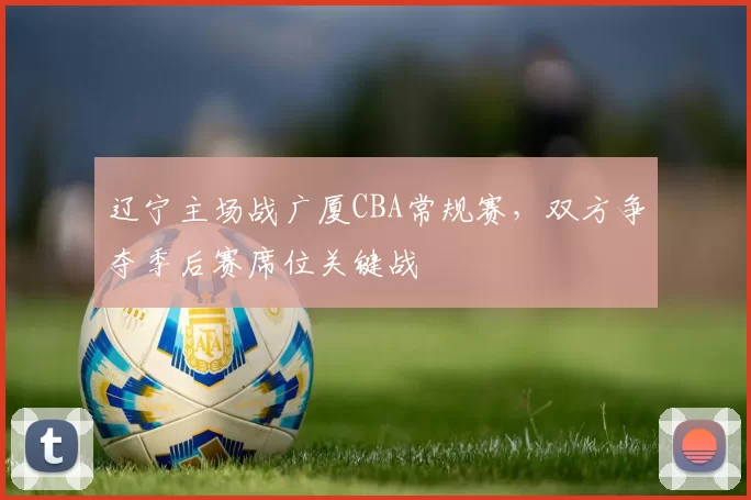 辽宁主场战广厦CBA常规赛，双方争夺季后赛席位关键战